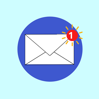 Icona di messaggio email