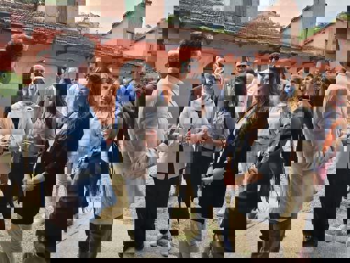 Ministro Locatelli e Ministro Wafa Al Kilani e gruppo delegazione