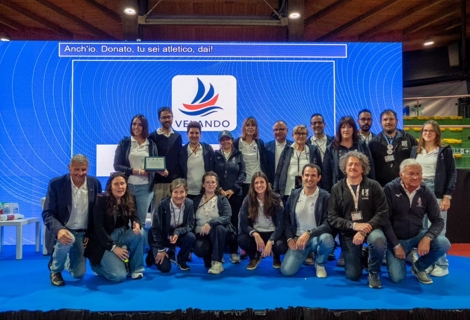 Il Ministro per le Disabilità durante un momento dell’iniziativa finale del progetto “Velando”