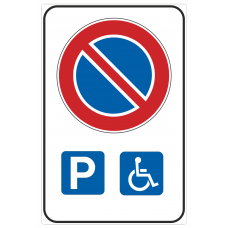 Segnale stradale di parcheggio riservato alle persone con disabilità