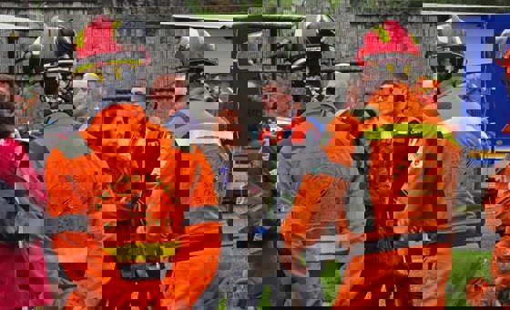 la visita del ministro